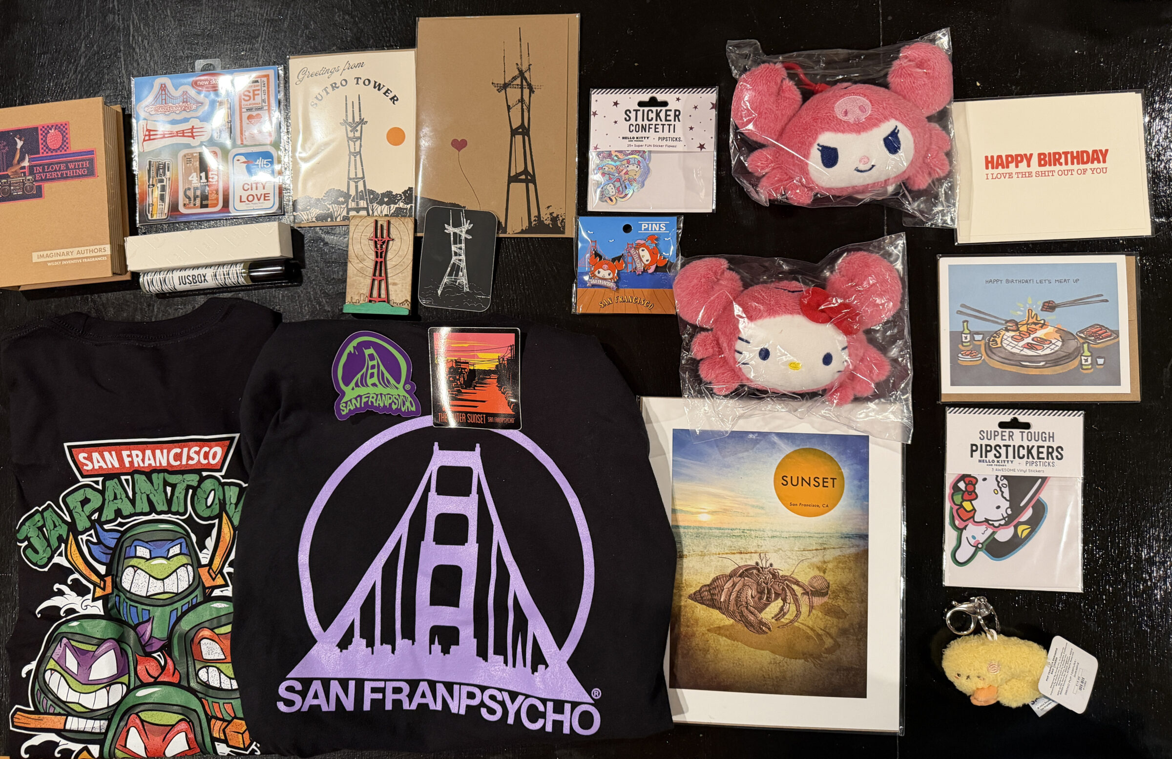 San Francisco shopping day haul