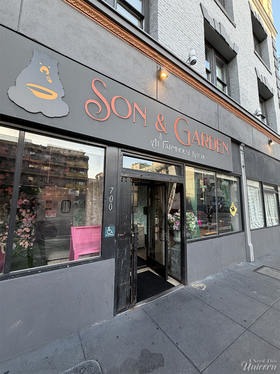 Son & Garden restaurant front on Polk Street