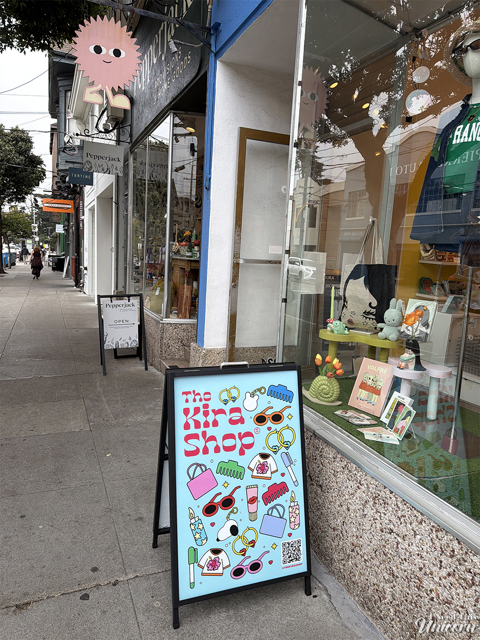 The Kira Shop storefront on 9th Ave